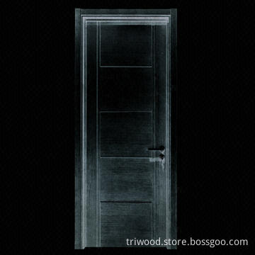 Exquisite Interior Composite Wood Door with Natural Wood Veneer and Environment-friendly Painting